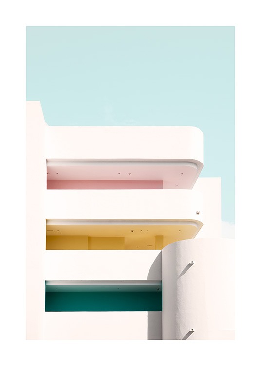 Color Balconies Affiche