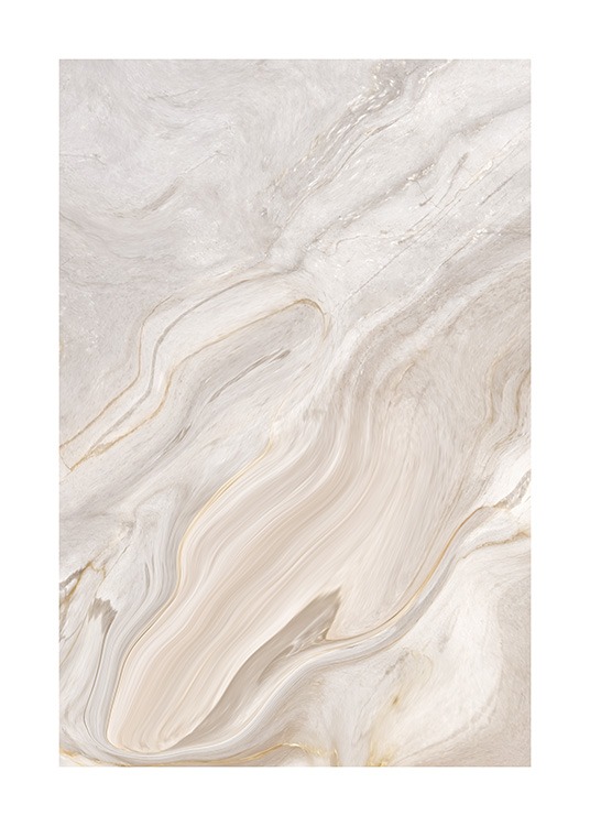 Abstract Marble Affiche