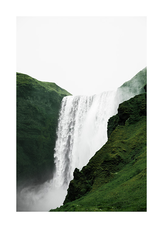 Skogafoss View Affiche