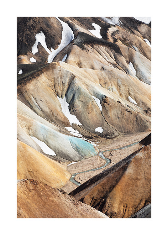 Landmannalaugar Affiche