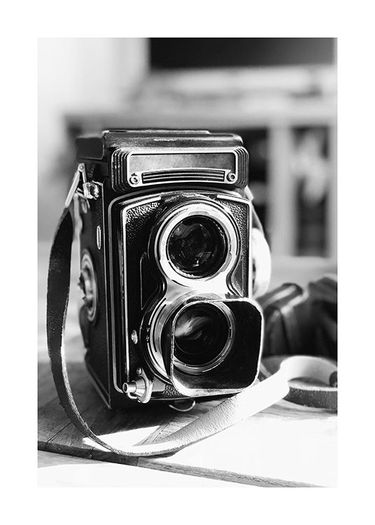 Old Style Camera Affiche