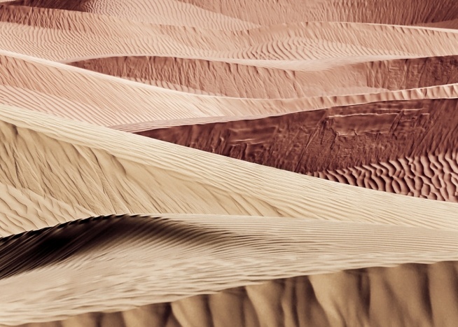 Desert Sand Dunes Affiche