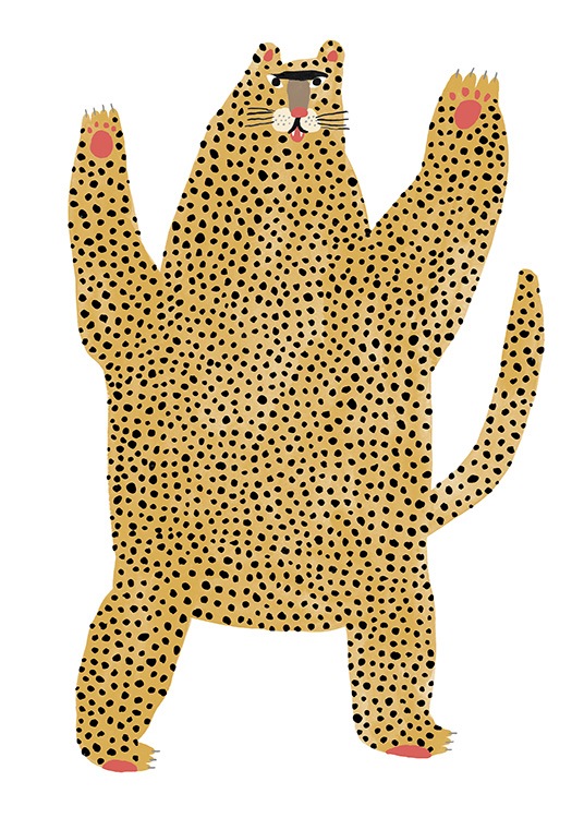 Cheetah Pal Poster / Tierzeichnungen bei Desenio AB (13941)