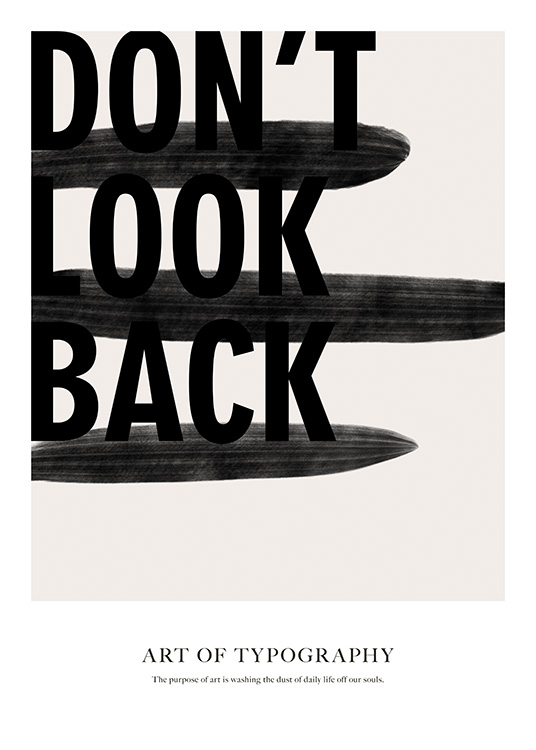 Art of Typography No1 Poster