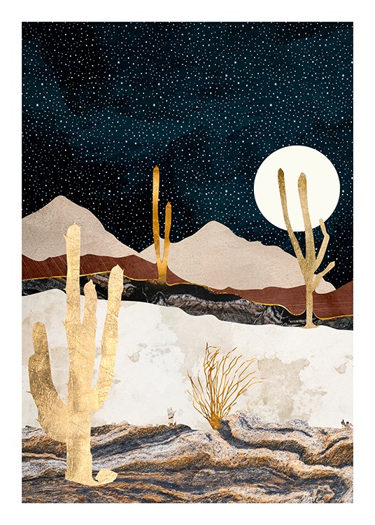 Desert View Affiche