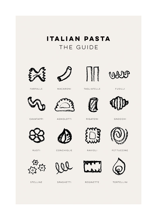 Pasta Guide Affiche