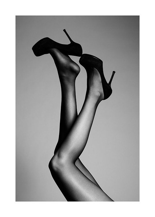 B&W Legs Poster