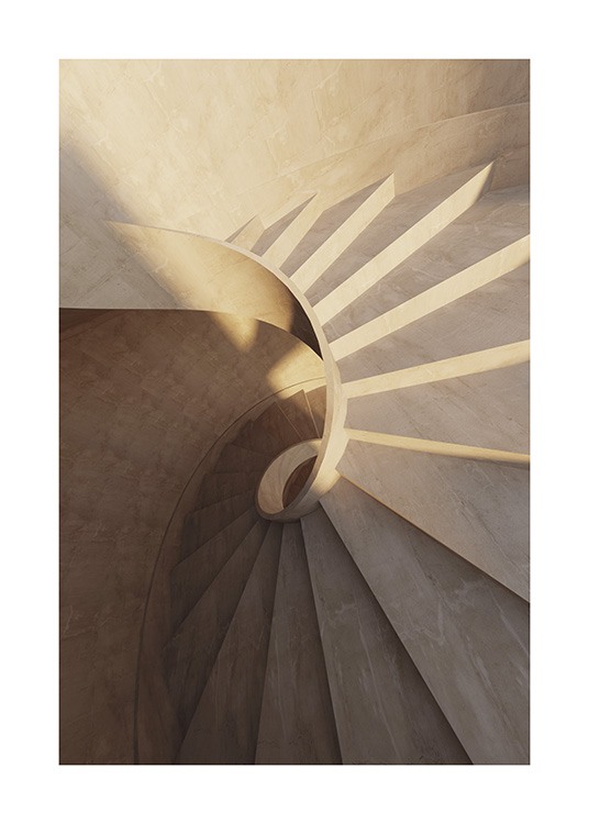 Spiral Staircase Affiche