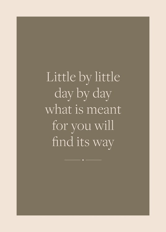 Little By Little Affiche Affiche Avec Citation Desenio Be Little By Little Affiche Affiche Avec Citation Desenio Be