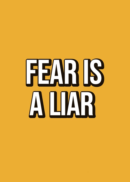 Fear Is A Liar Affiche