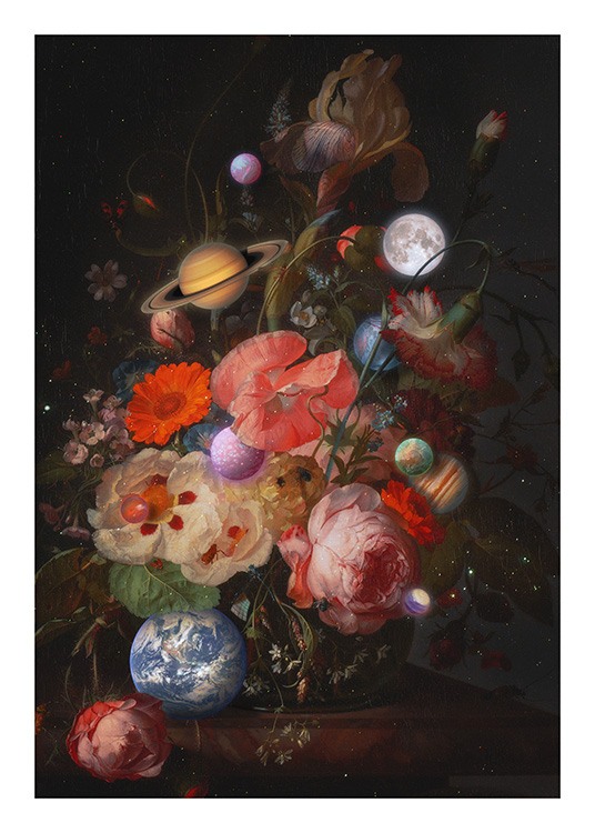 Bouquet Of Planets Affiche