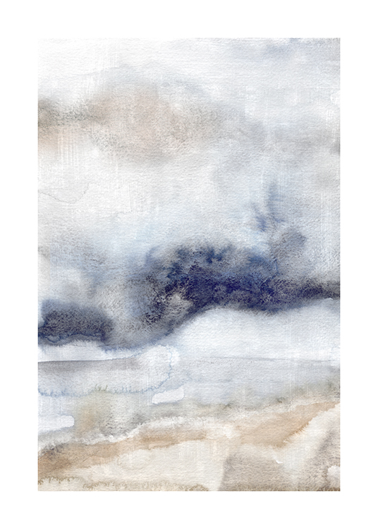Watercolor Scenery No2 Poster