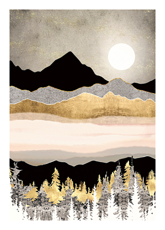 Winter Moon Poster