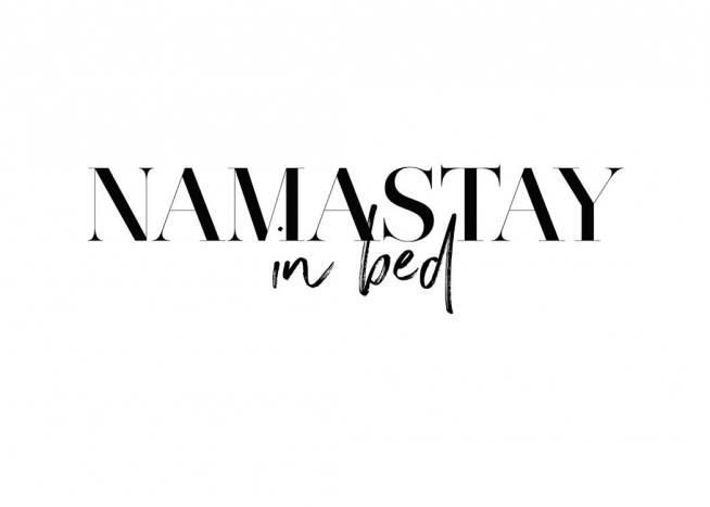 Namastay In Bed Affiche