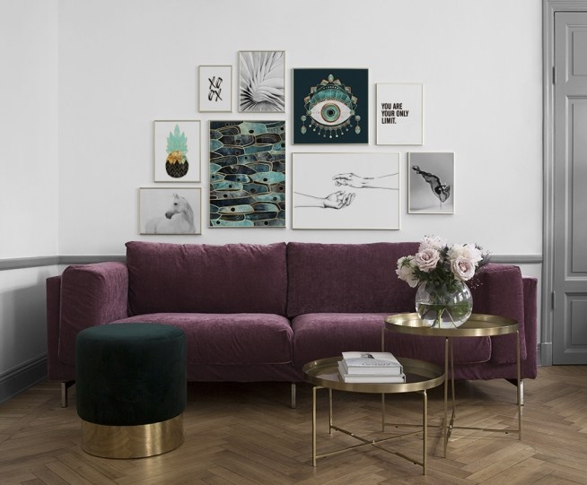 Teal Eye Affiche / Art chez Desenio AB (2375)