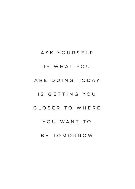 Ask Yourself Affiche