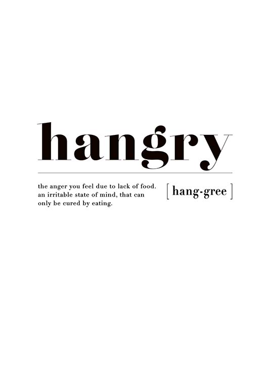 Hangry Poster