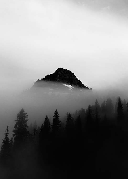 Black Mountain Top Affiche