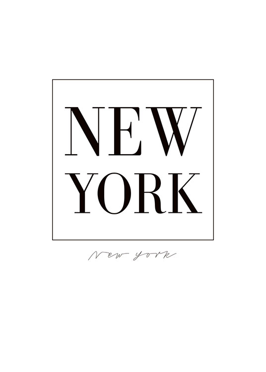 New York Serif, Affiche / Affiche citation chez Desenio AB (7735)