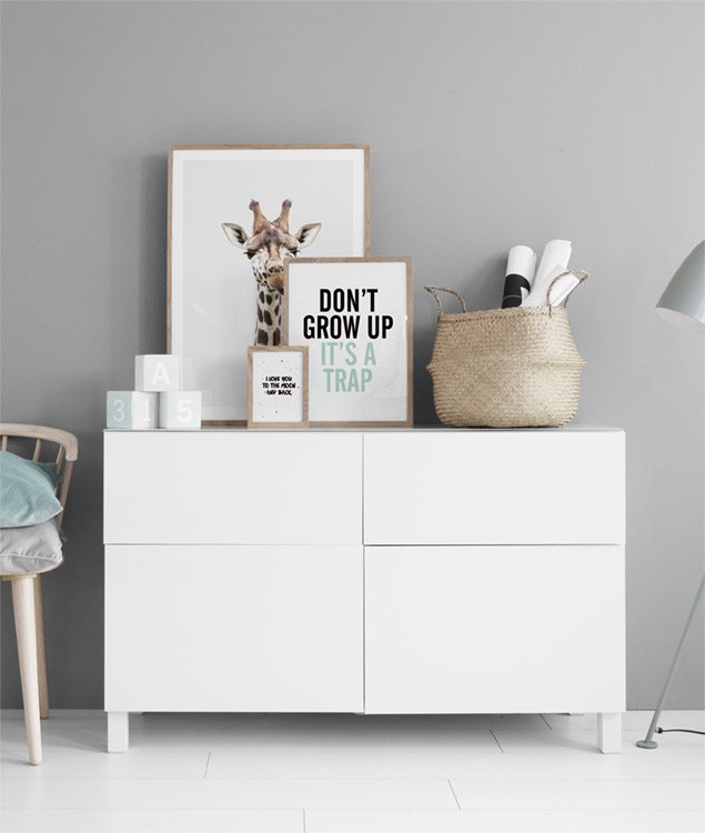 Moon And Back, Poster / Kinder bei Desenio AB (7786)