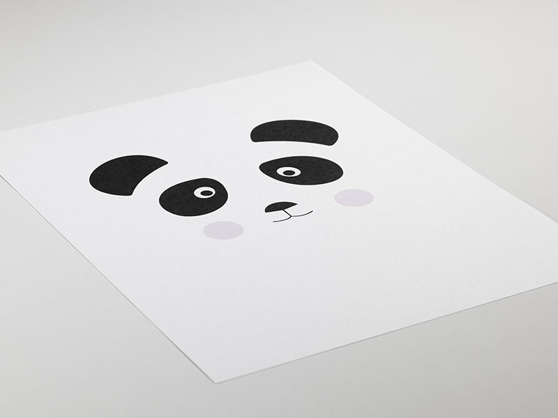Graphic Panda, Poster / Kinder bei Desenio AB (7867)