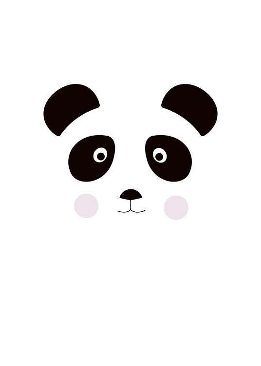 Graphic Panda, Poster / Kinder bei Desenio AB (7867)
