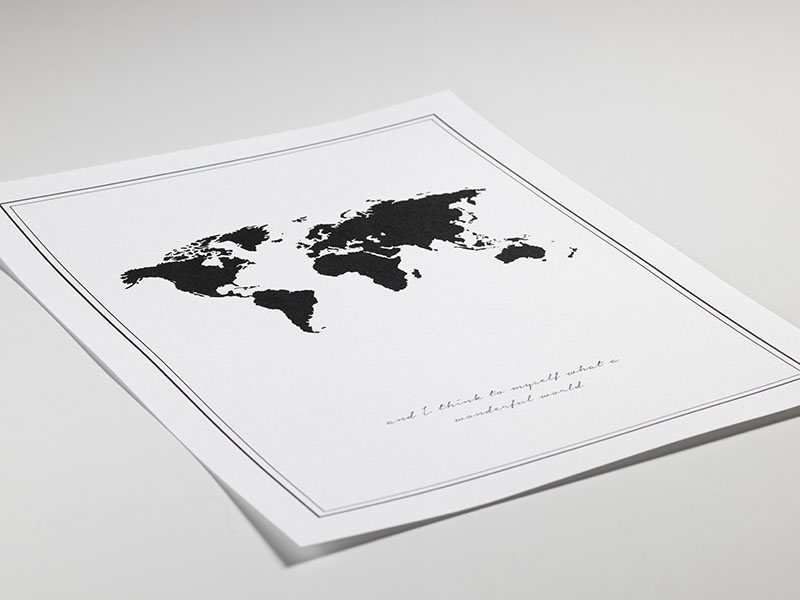 Wonderful World, Posters / Kaarten en steden bij Desenio AB (7981)