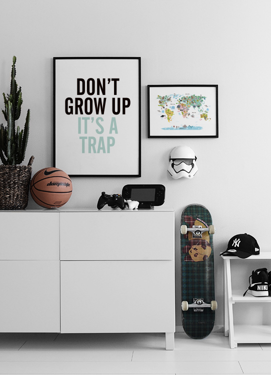  – Weltkarte mit Kontinenten und passenden Tieren als Illustration