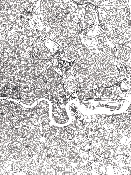 London Poster / Schwarz-Weiß bei Desenio AB (8126)