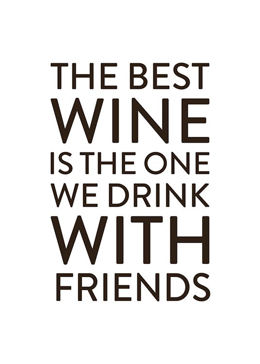 The Best Wine, Affiche