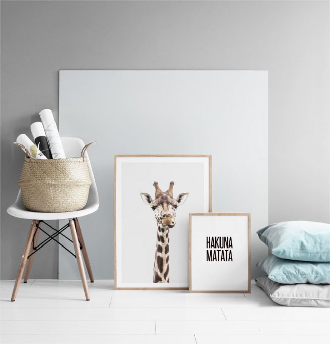 Baby Giraffe, Poster / Giraffen bei Desenio AB (8358)