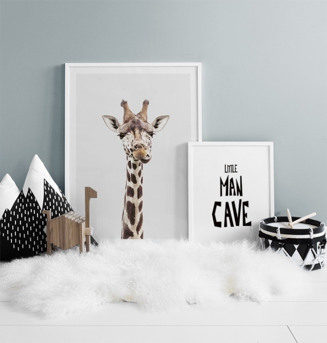 Baby Giraffe, Affiche / Girafes chez Desenio AB (8358)