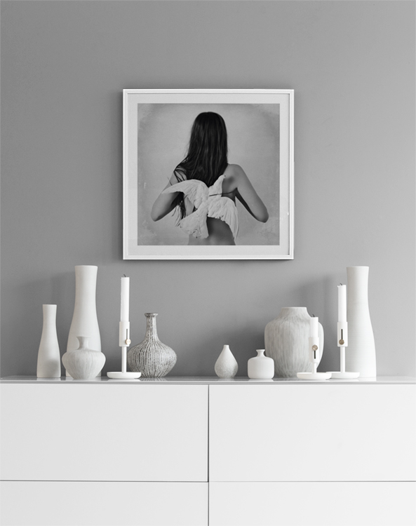 Love Warriors Sky Poster / Zwart wit bij Desenio AB (Pre5625)