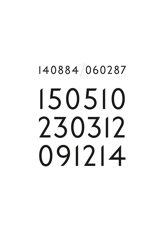 Family Dates Personal Affiche