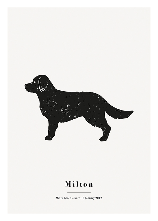 My Pet Golden Retriver Personal Affiche