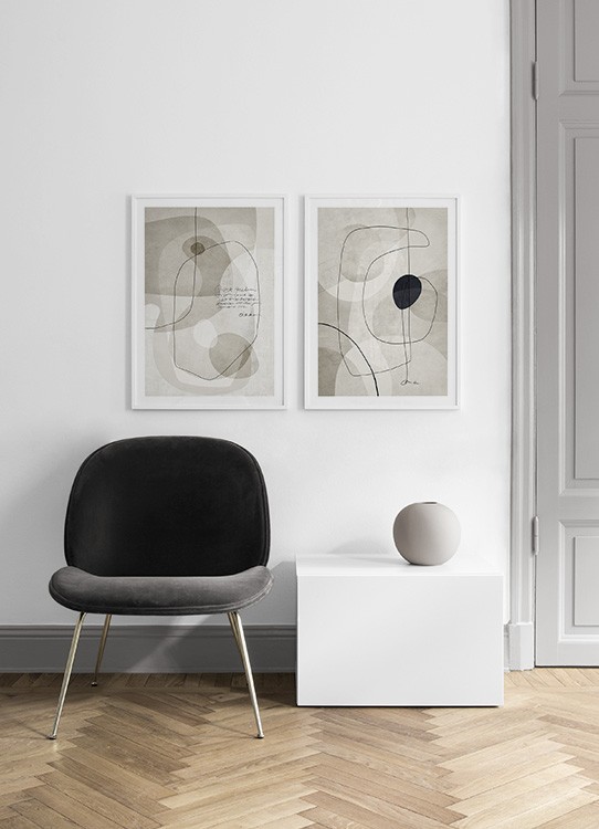 Grafische illustraties perfect paar