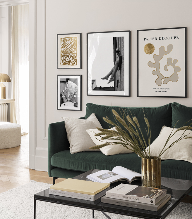 Sanfte Kunst mit Gold